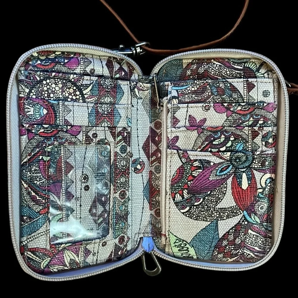 Sakroots Salina’s Crossbody Wallet and Phone Case
